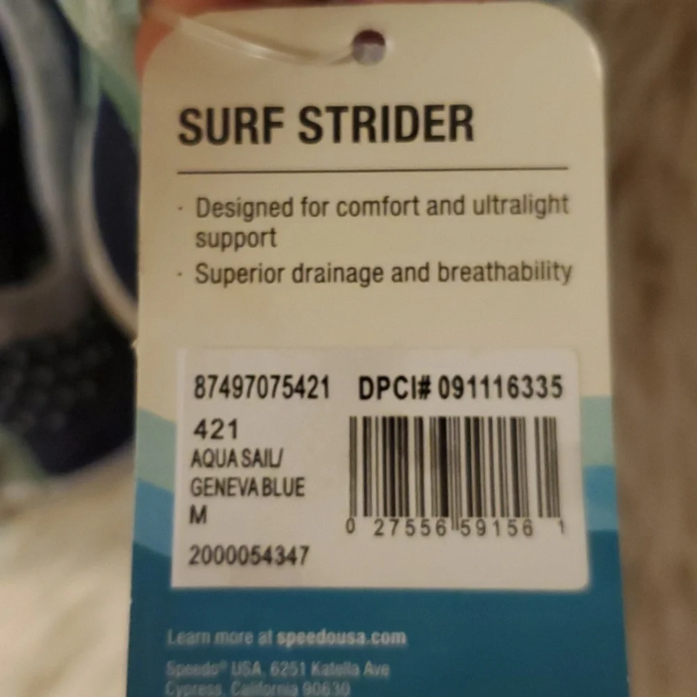 Speedo Junior Surf Strider Water Shoes - Sail/Blue
